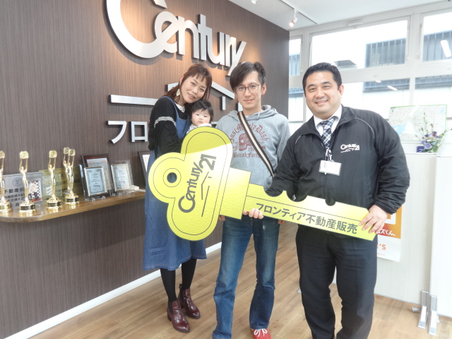 子供が出来た事により広い所へ、インターネット物件で御社を知りました。