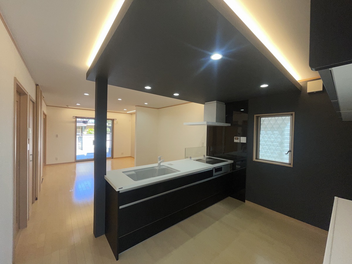 間接照明にこだわりました。