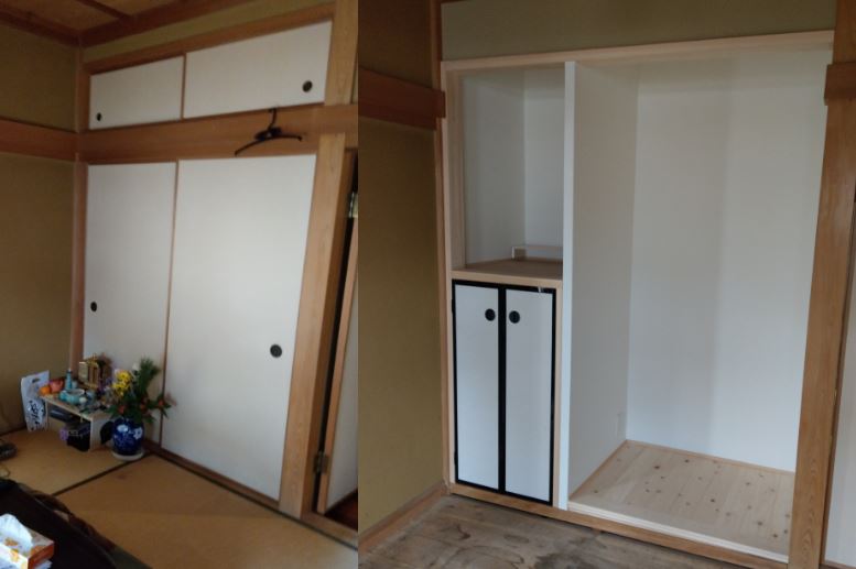 代々伝わる御仏壇を設置するスペース