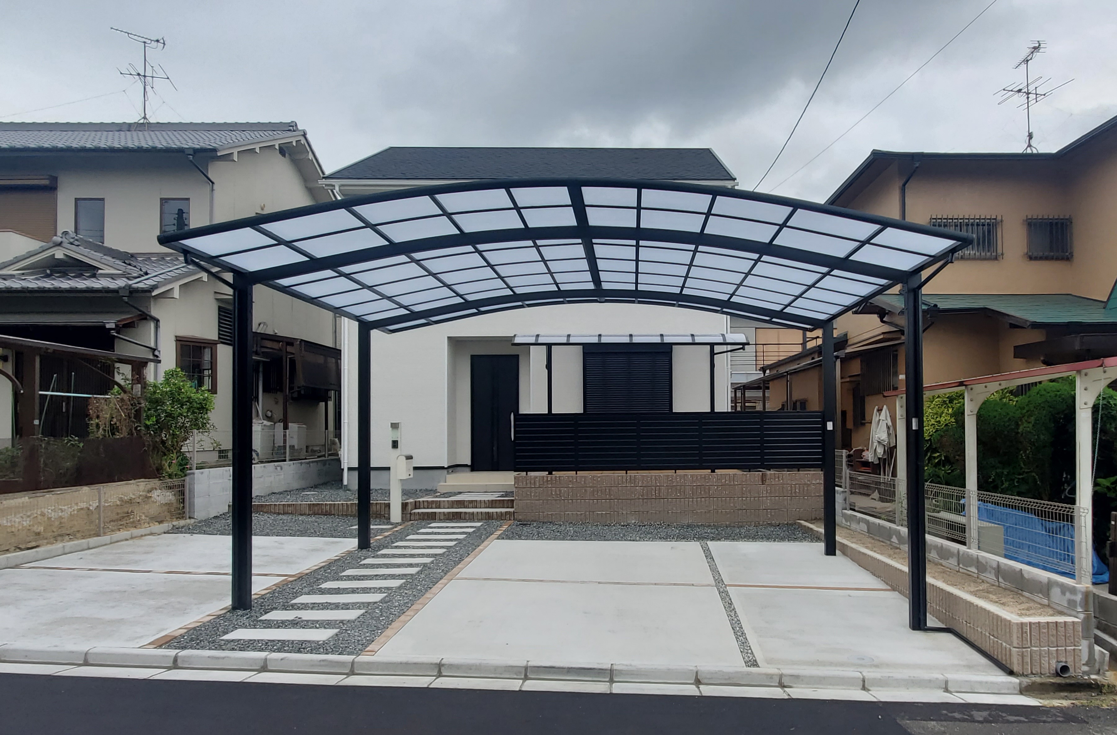 オープン外構のプライバシー確保