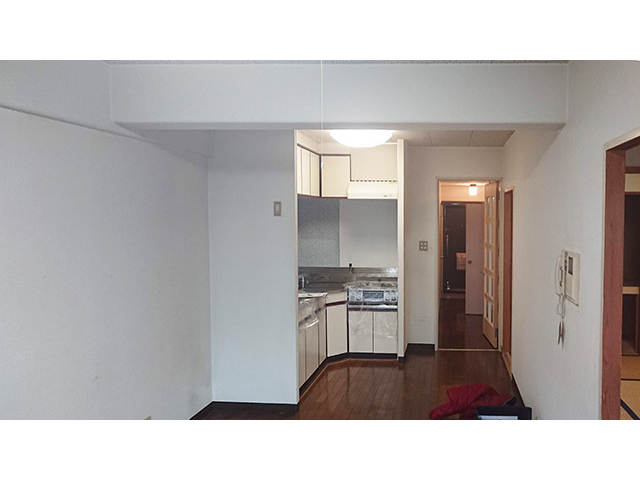 爽やかなブルーが印象的なお部屋