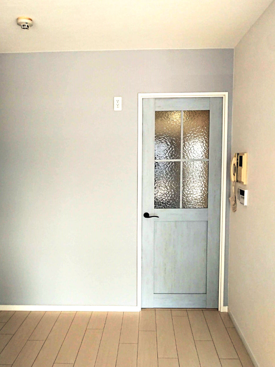 爽やかなブルーが印象的なお部屋