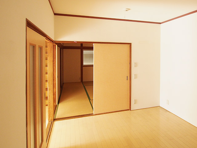 3部屋を1部屋に。家族団欒の広々LDKが誕生。