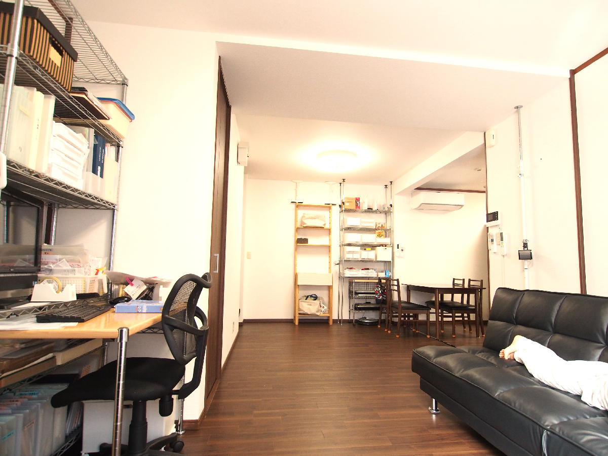 3部屋を1部屋に。家族団欒の広々LDKが誕生。